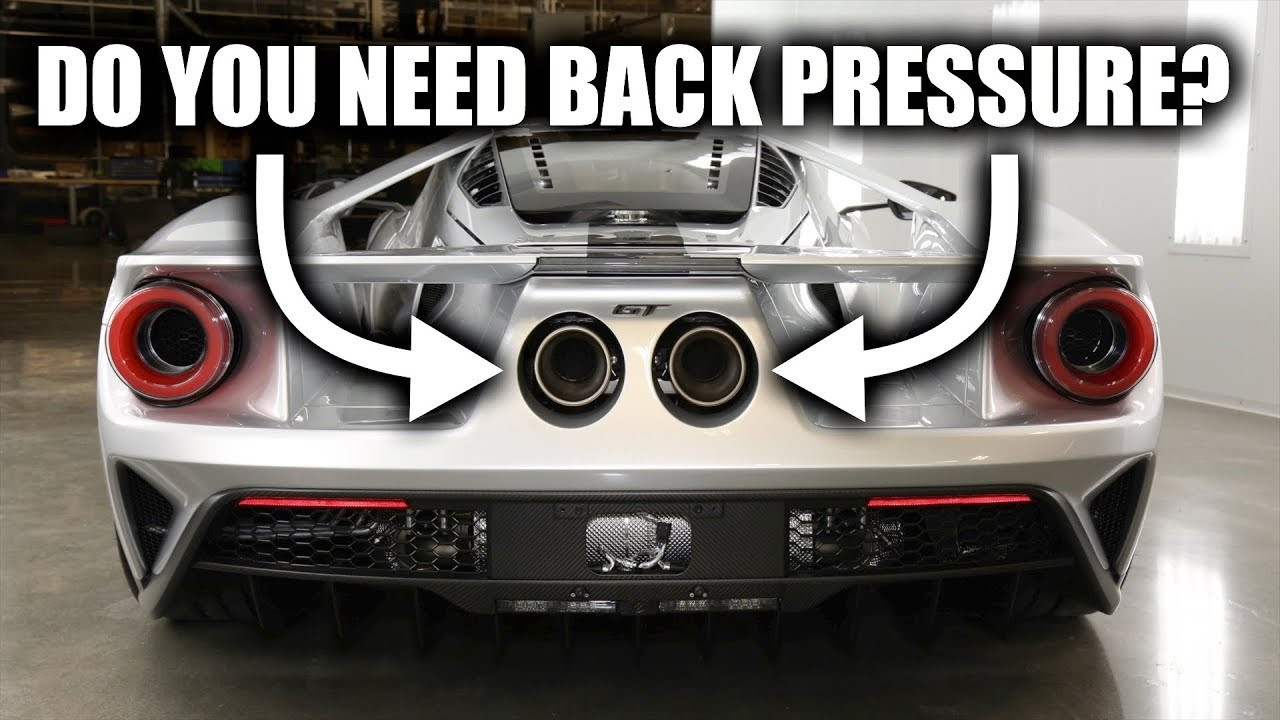 Do vehicle exhaust systems need back pressure?