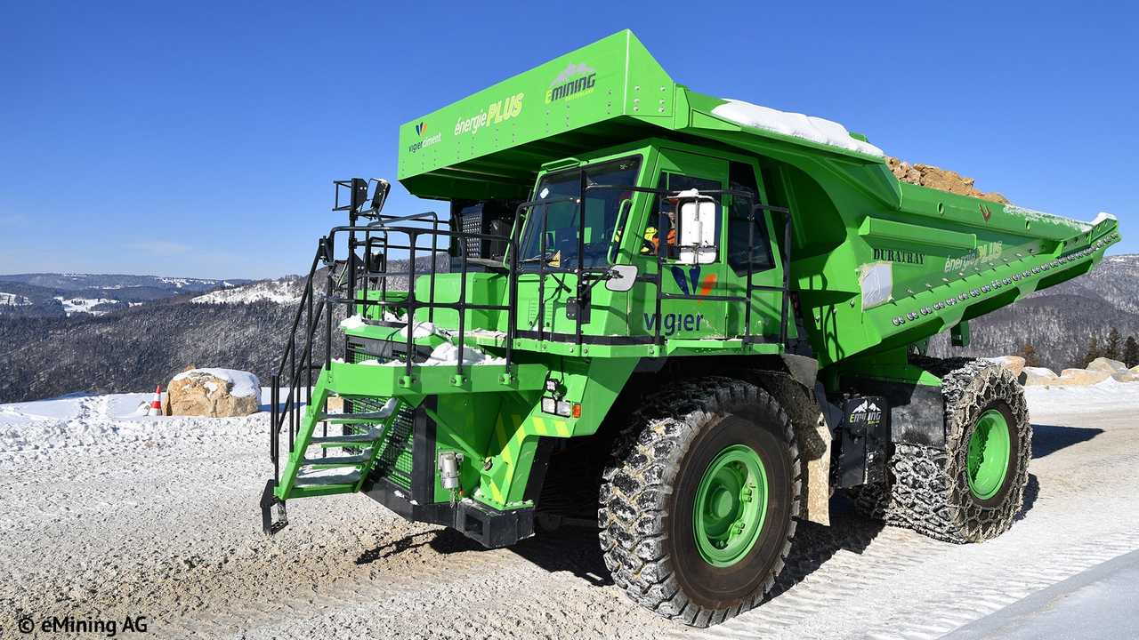 Kuhn Schweitz Elektro Dumper electric mining truck