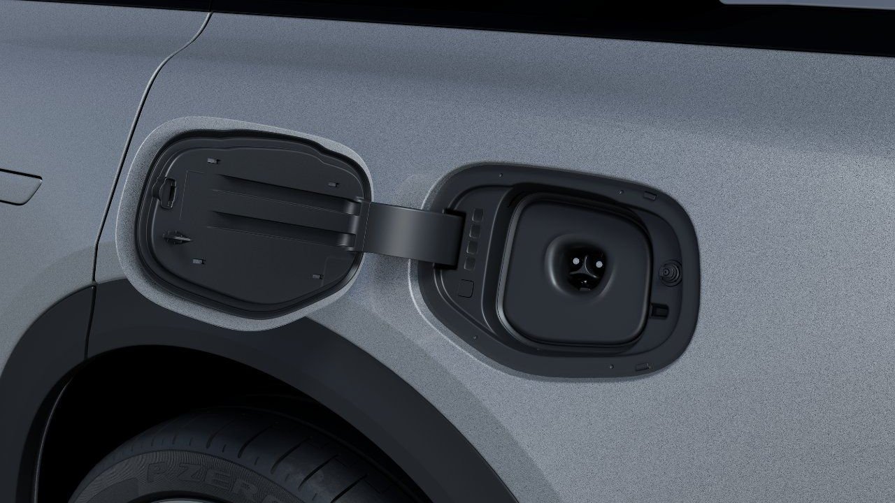 Lucid Gravity with Tesla NACS charge port