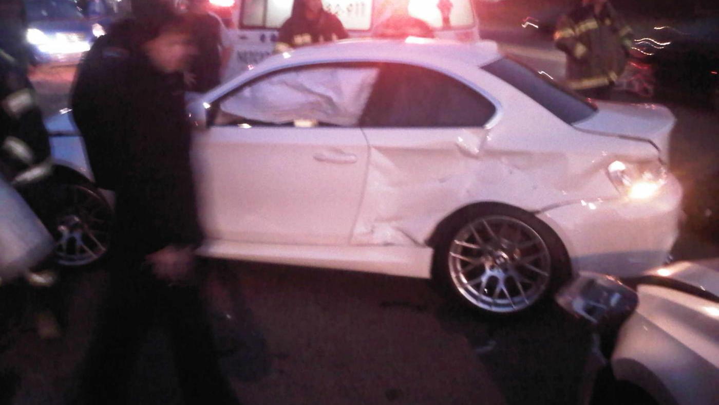 The fourth crashed BMW 1-Series M Coupe. Image via 1Addicts.