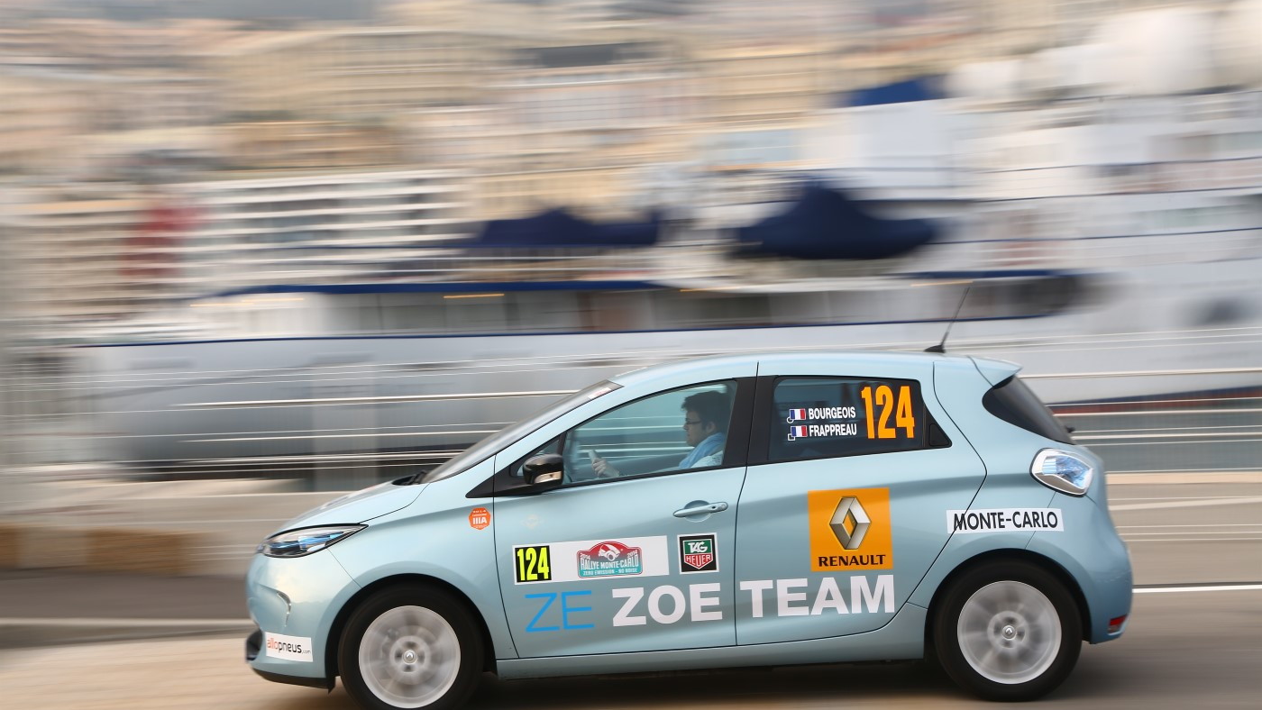 Renault Zoe on the ZENN rally