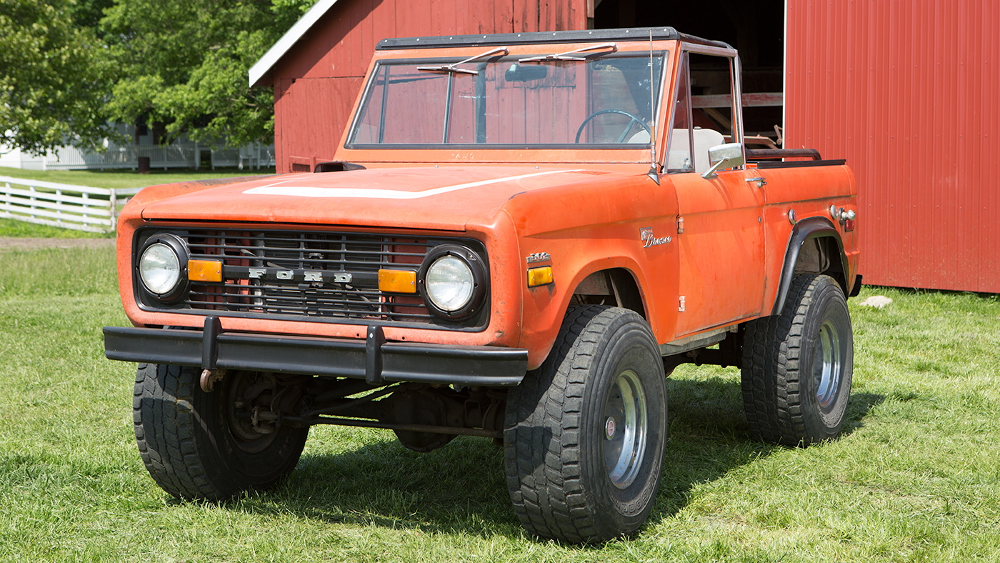 Ford Bronco ready for restoration.