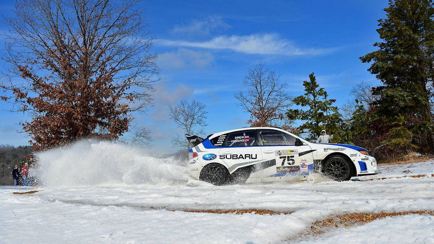 Subaru Rally Team USA at the 2013 Rally in the 100 Acre Wood