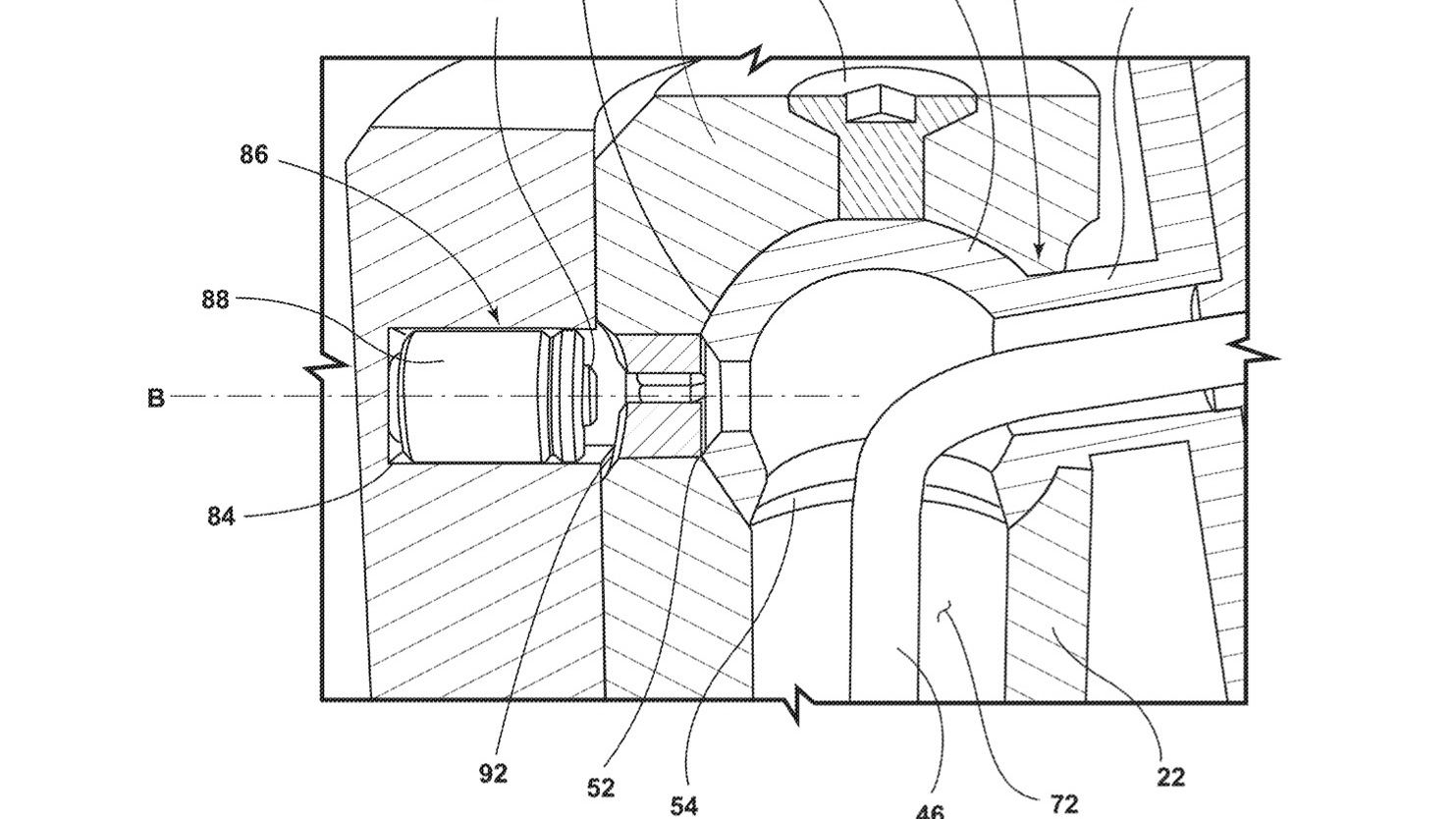 Ford swiveling display patent image