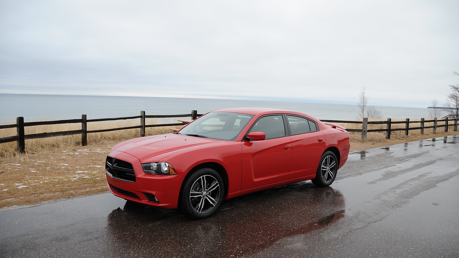 2013 Dodge Charger AWD Sport - winter road trip