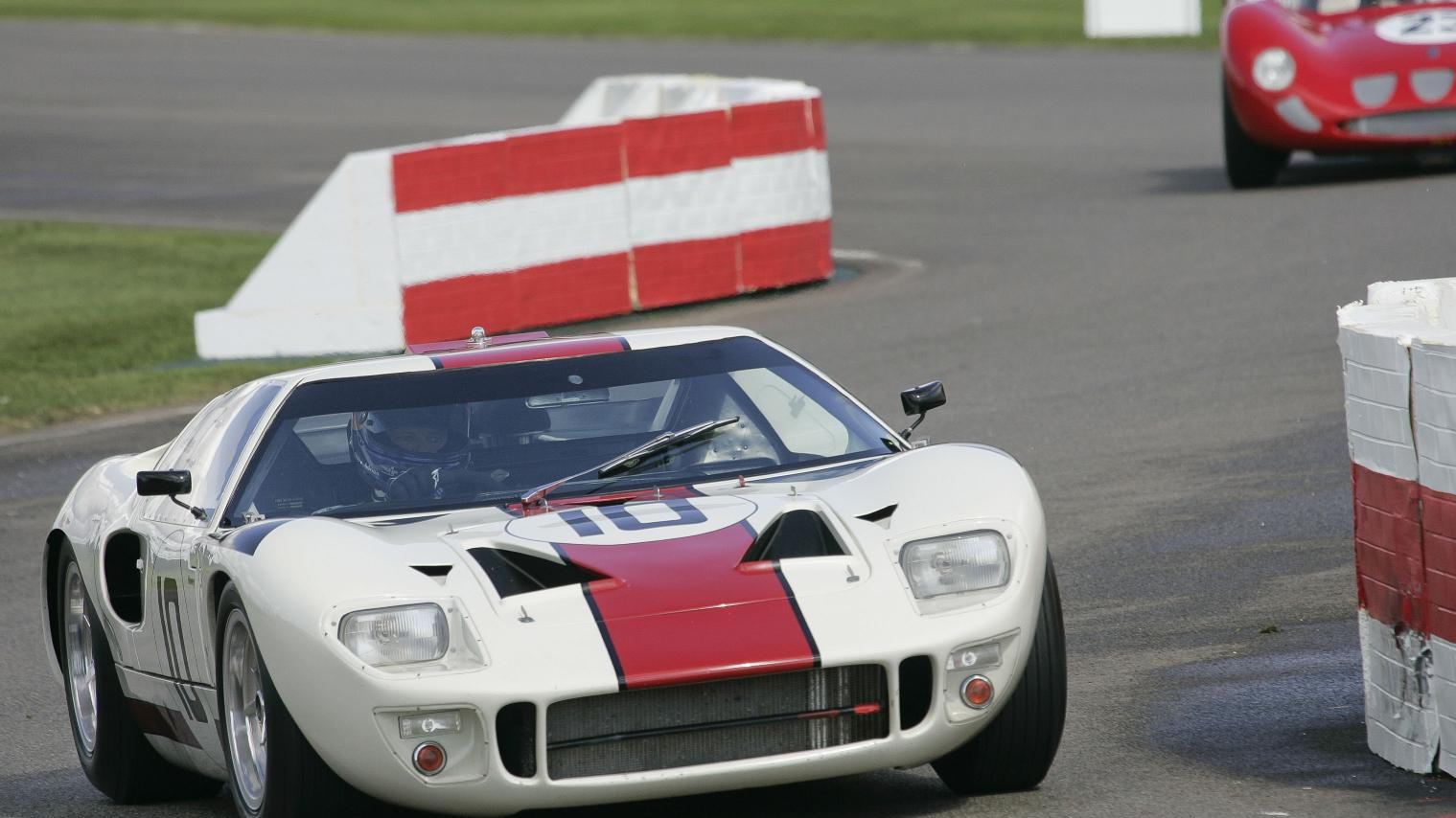 The Ford GT40 on track