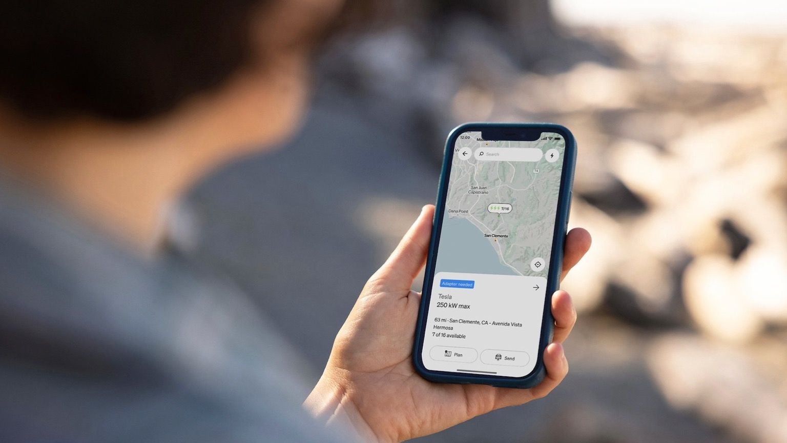 Rivian adds Tesla Superchargers to trip planning app