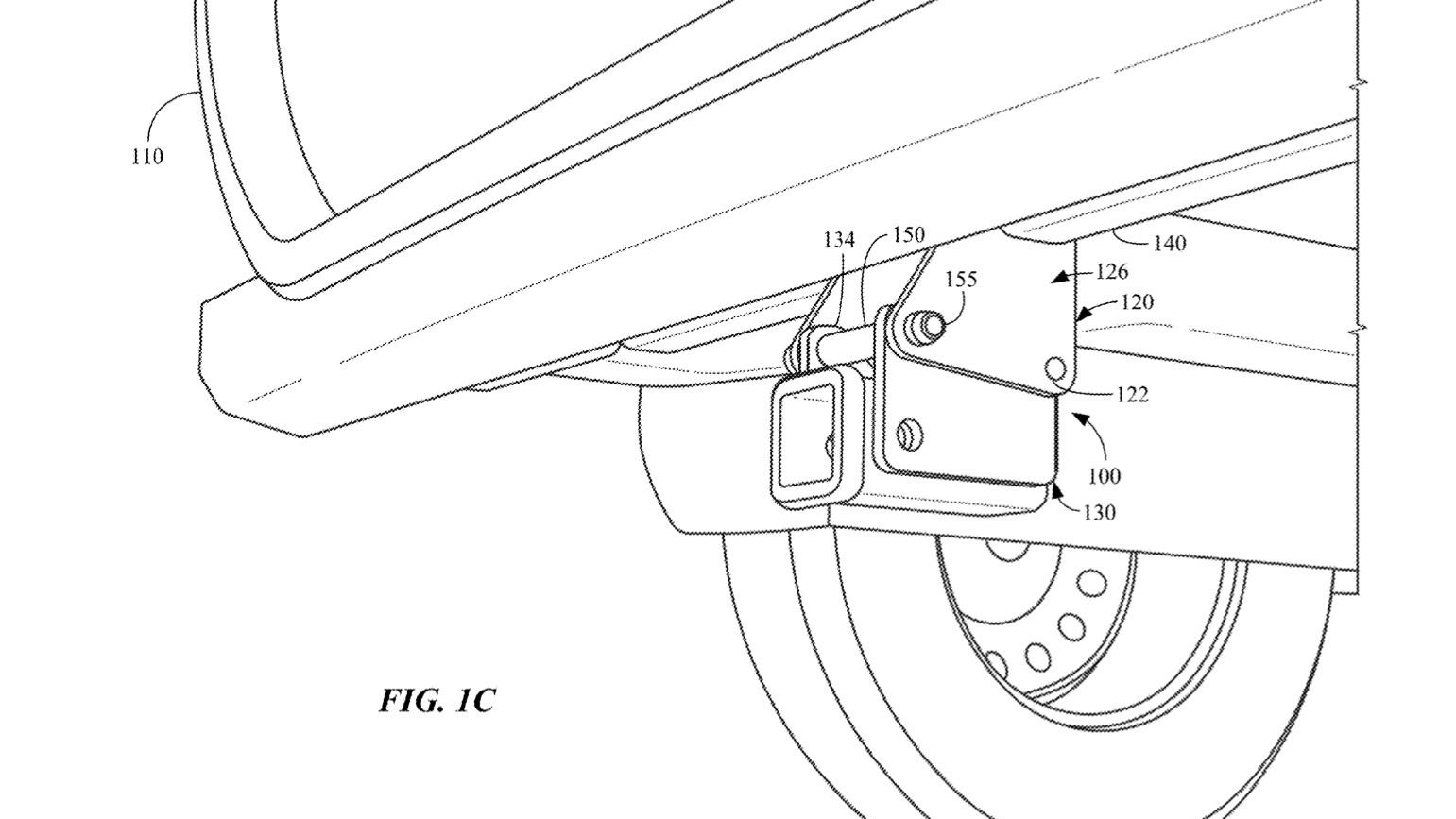 Rivian accessory hitch patent image