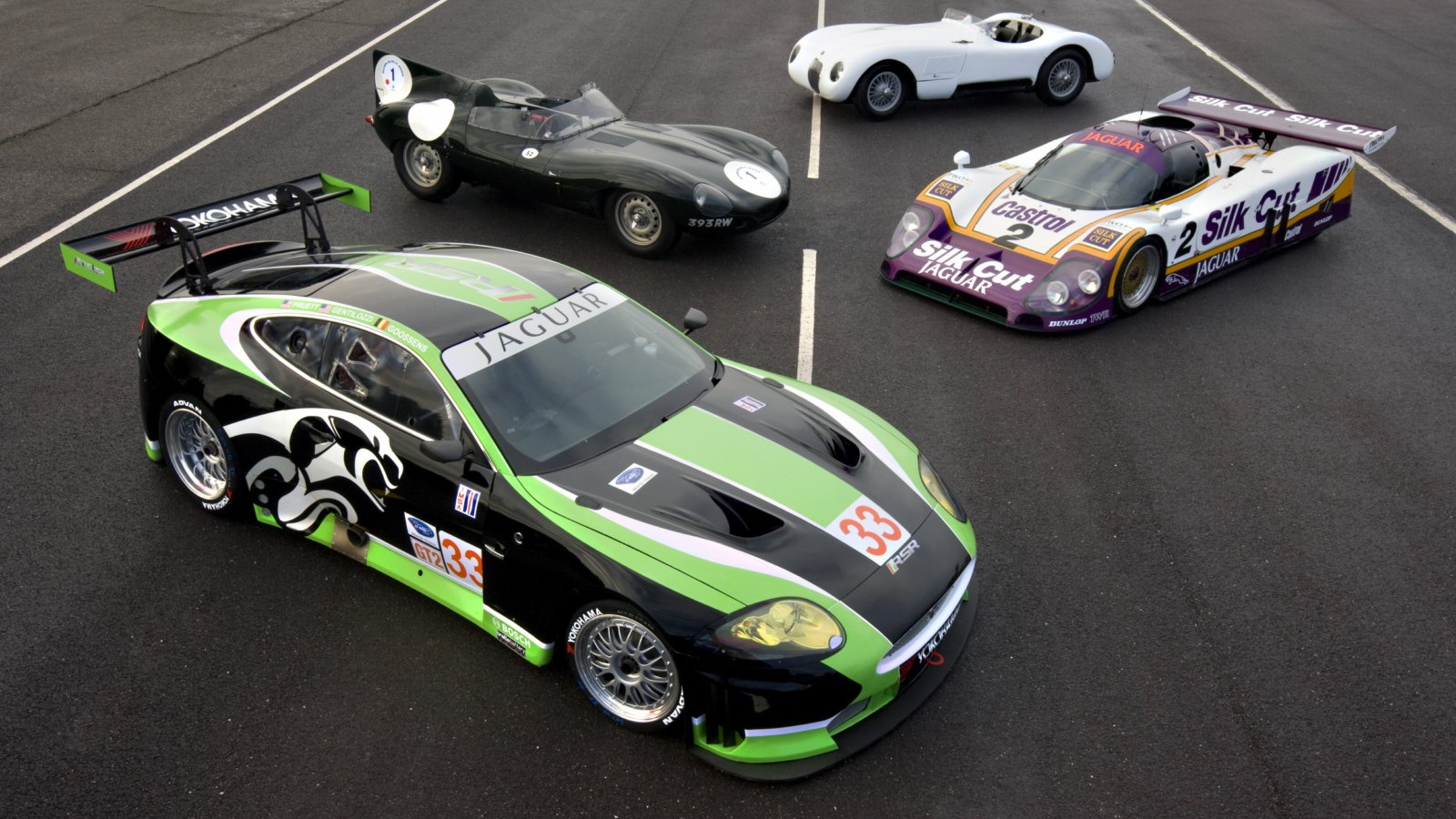 RSR Jaguar XKR GT2 Le Mans endurance race car
