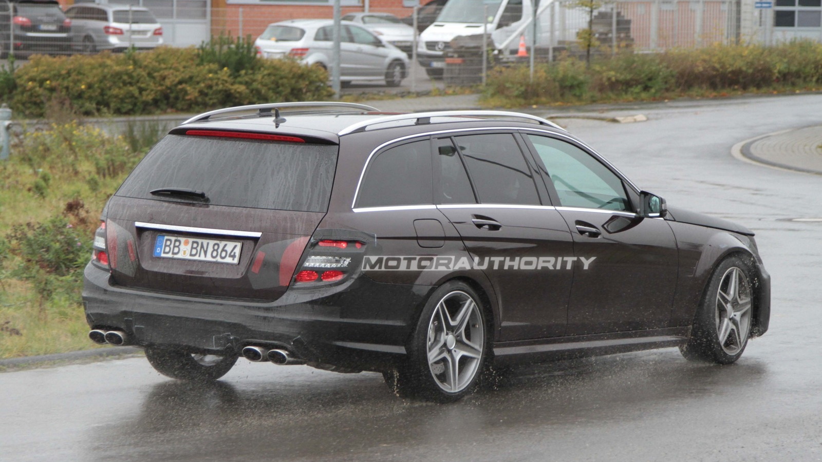 2012 Mercedes-Benz C-Class AMG Estate spy shotsSpy