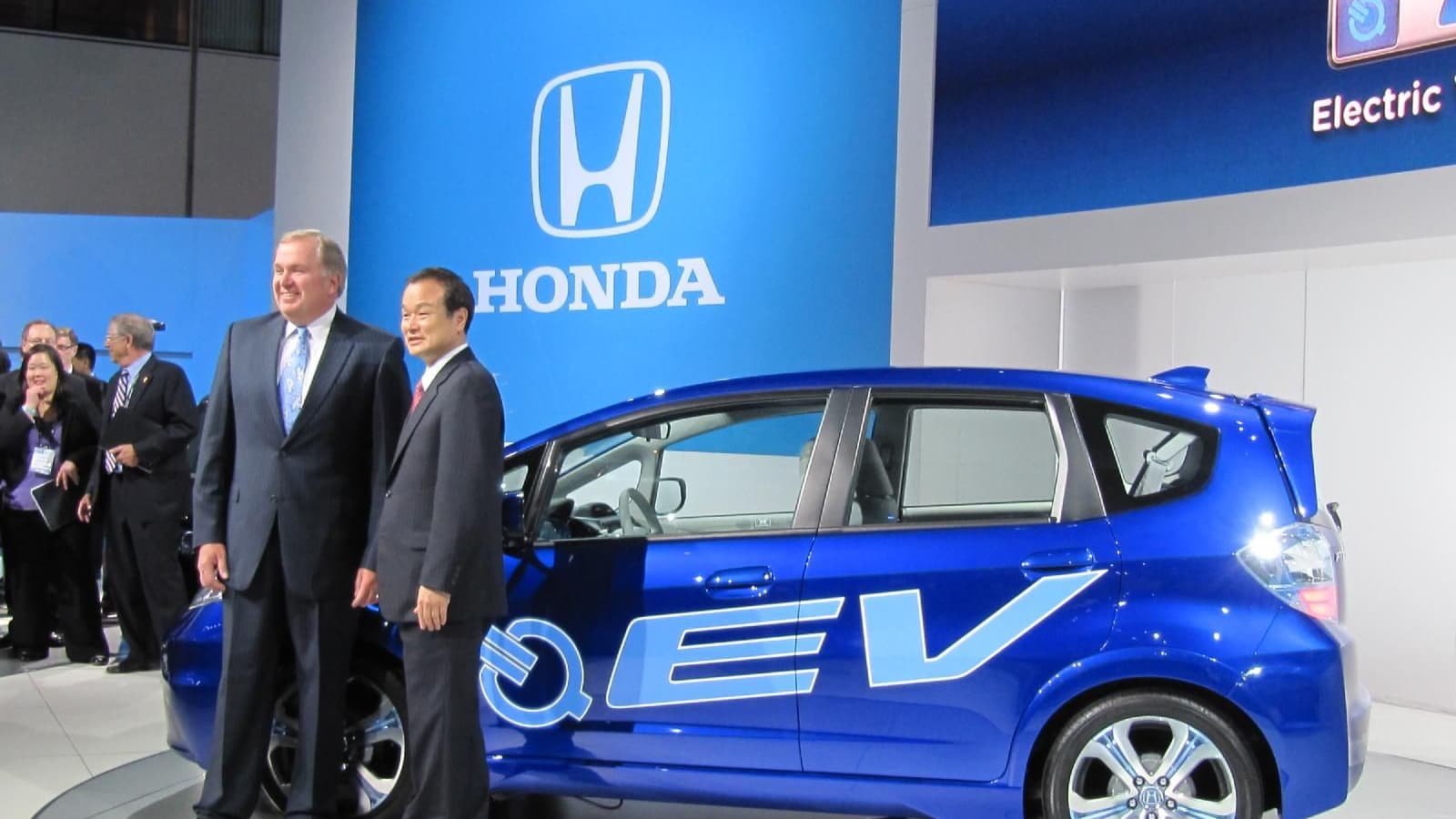 2012 Honda Fit EV electric car concept, launched at 2010 Los Angeles Auto Show