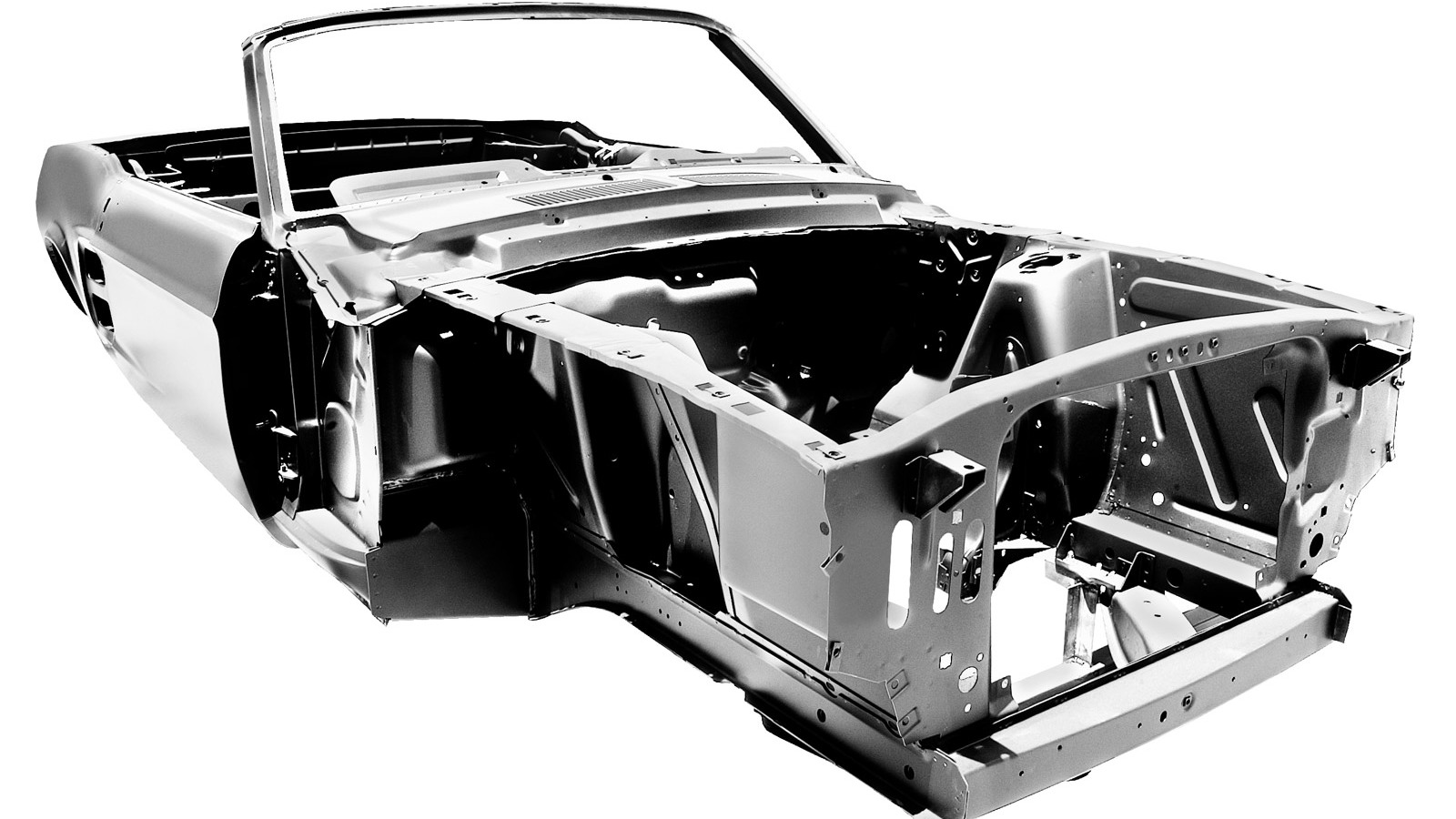 Ford-Licensed Restoration Parts offers 1967 Mustang Convertible body shell