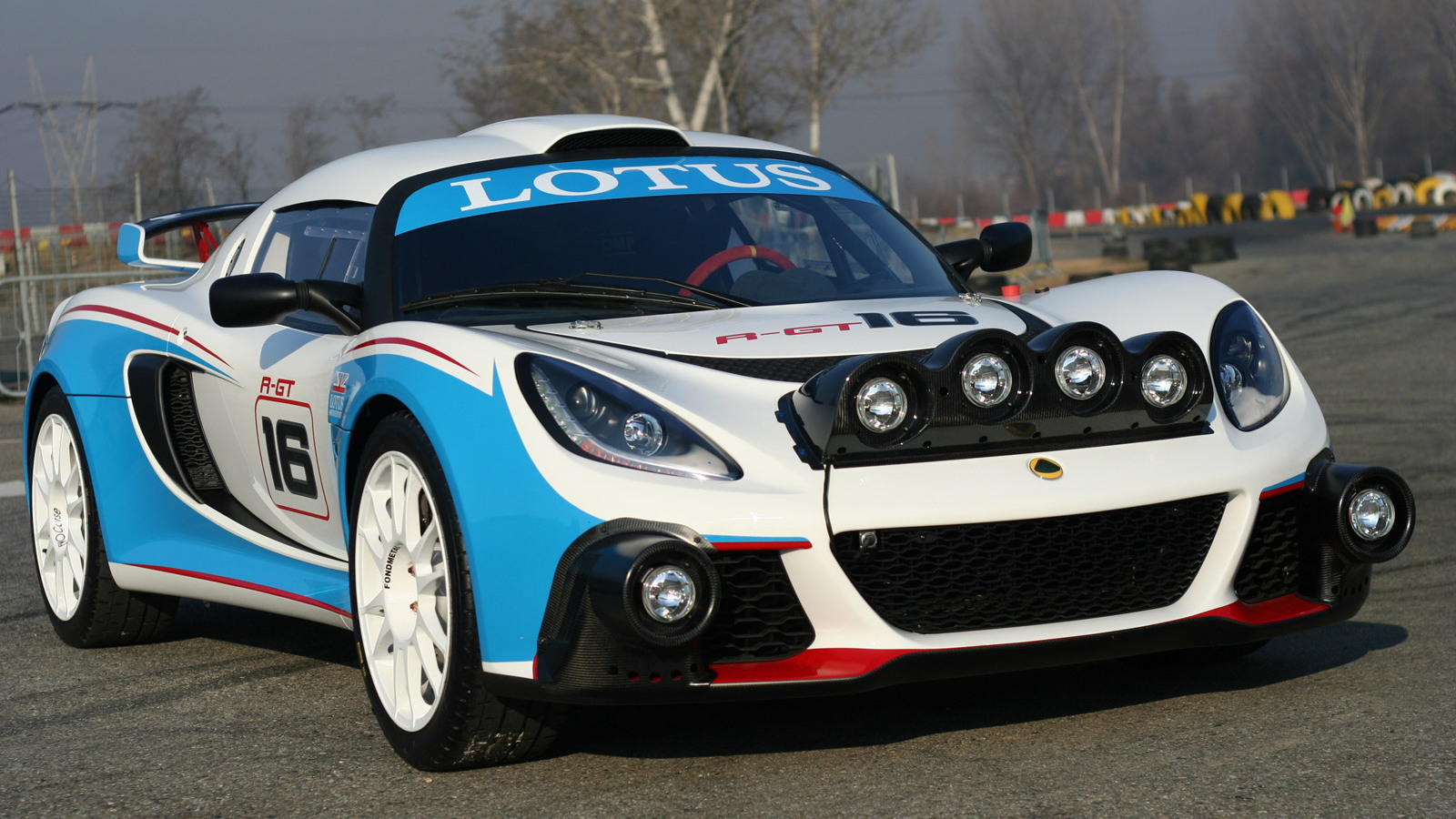 Lotus Exige R-GT rally car first shakedown