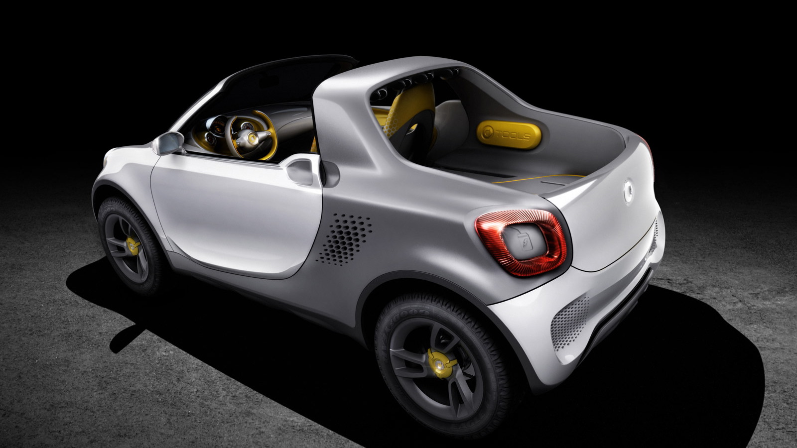 2012 Smart For-Us electric urban pickup concept 