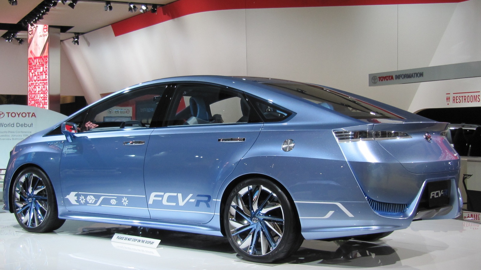 Toyota FCV-R hydrogen fuel-cell concept car, 2012 Detroit Auto Show