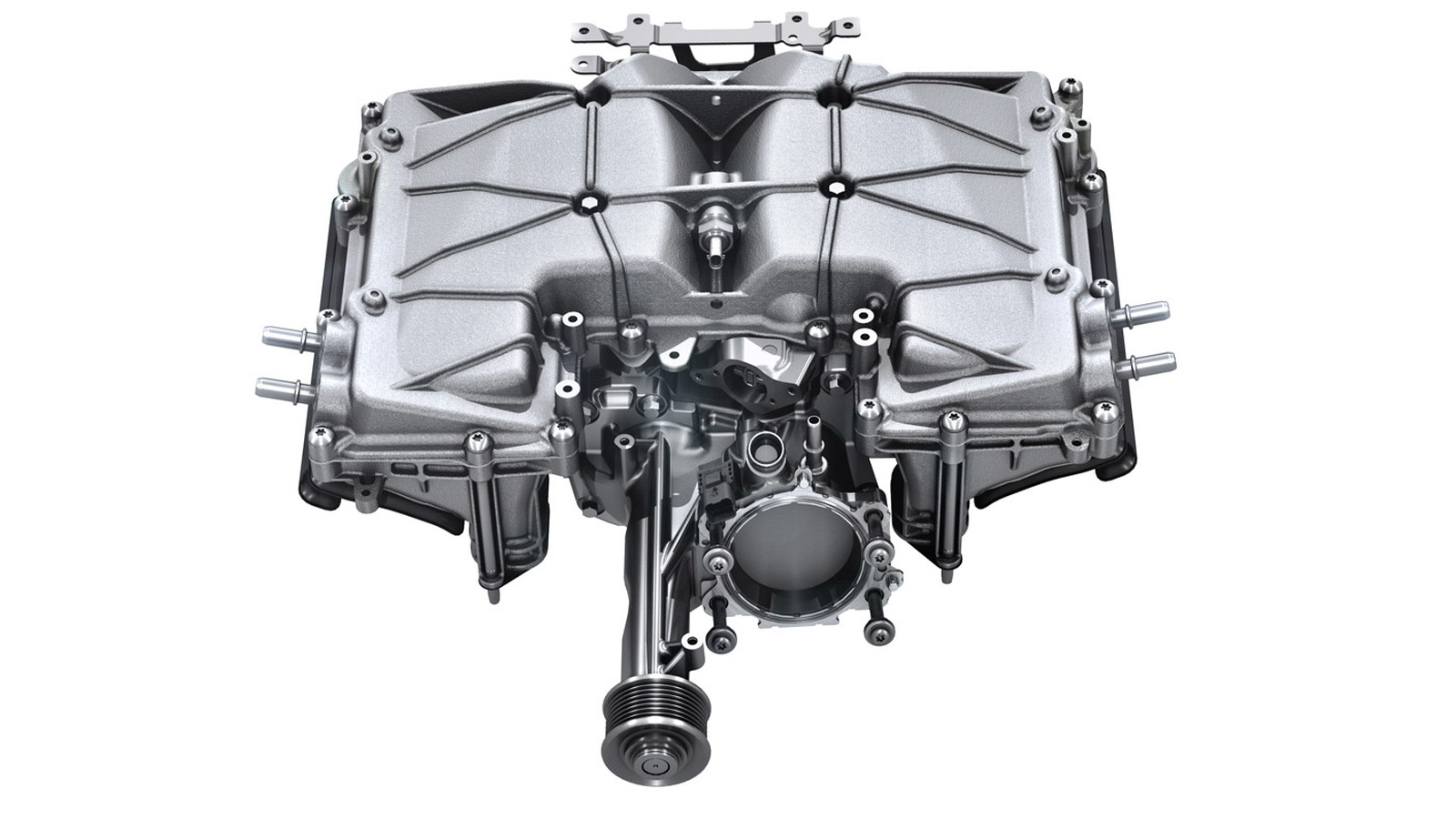 Supercharger from Jaguar 3.0-liter V-6 engine