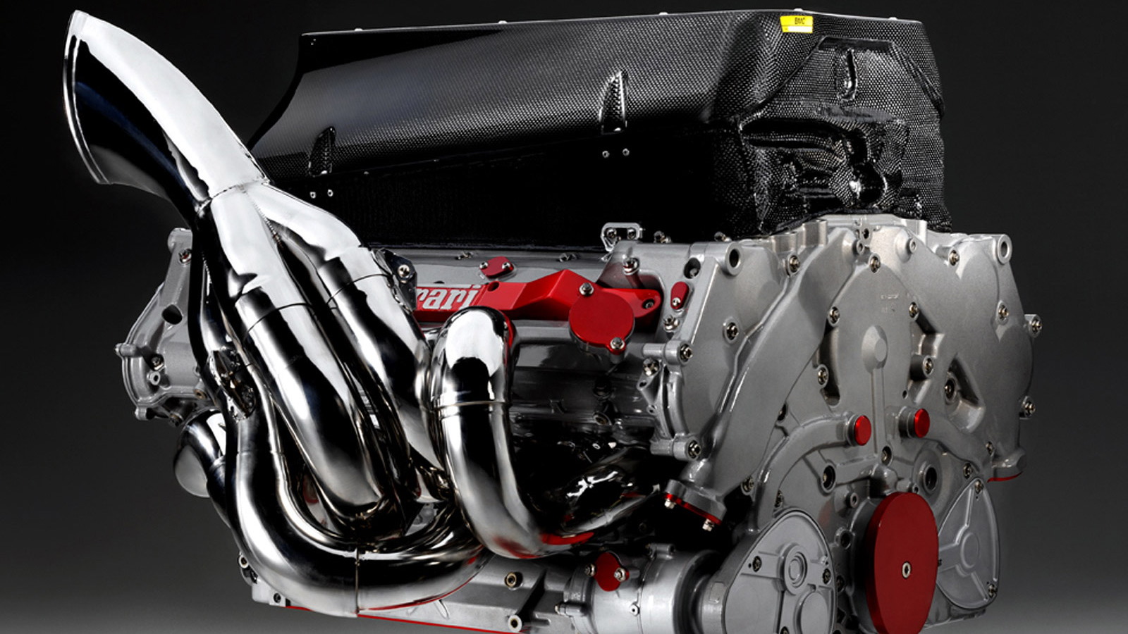 V-8 engine from Ferrari's 2008 Formula 1 race car