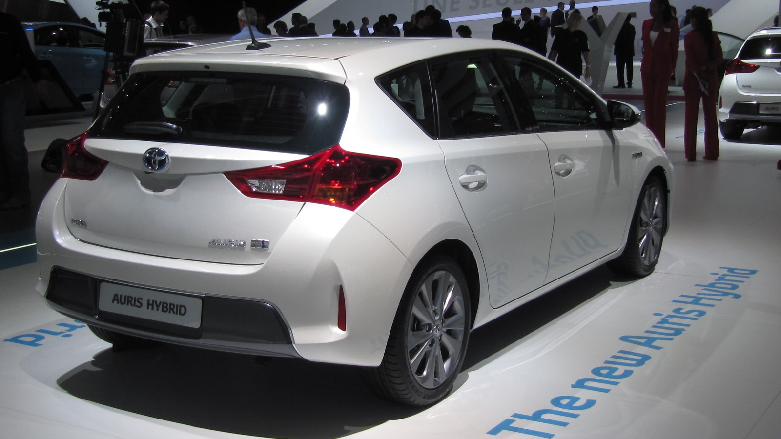 2013 Toyota Auris Hybrid (European model) at 2012 Paris Auto Show