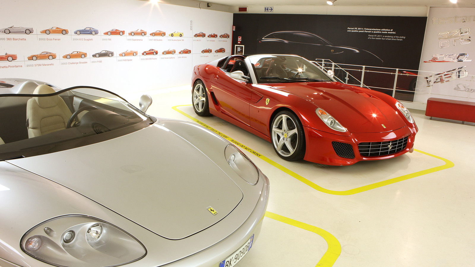 The Greatest Ferraris of Sergio Pininfarina exhibition at the Ferrari Museum, Maranello