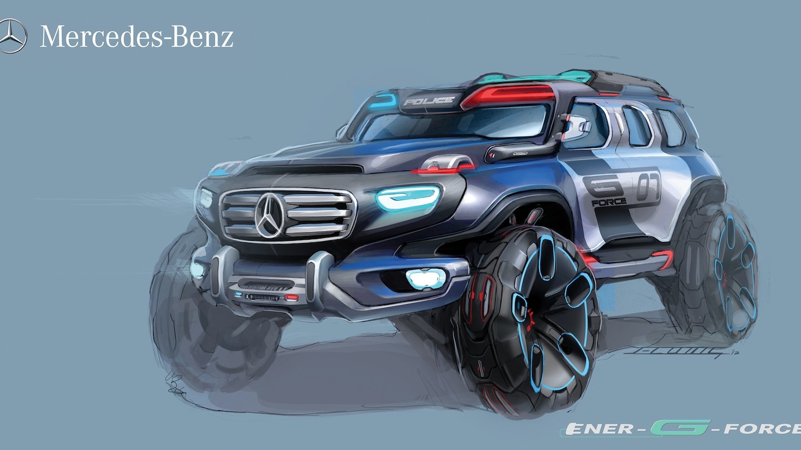 Entries into the 'Highway Patrol Vehicle of 2025' design challenge