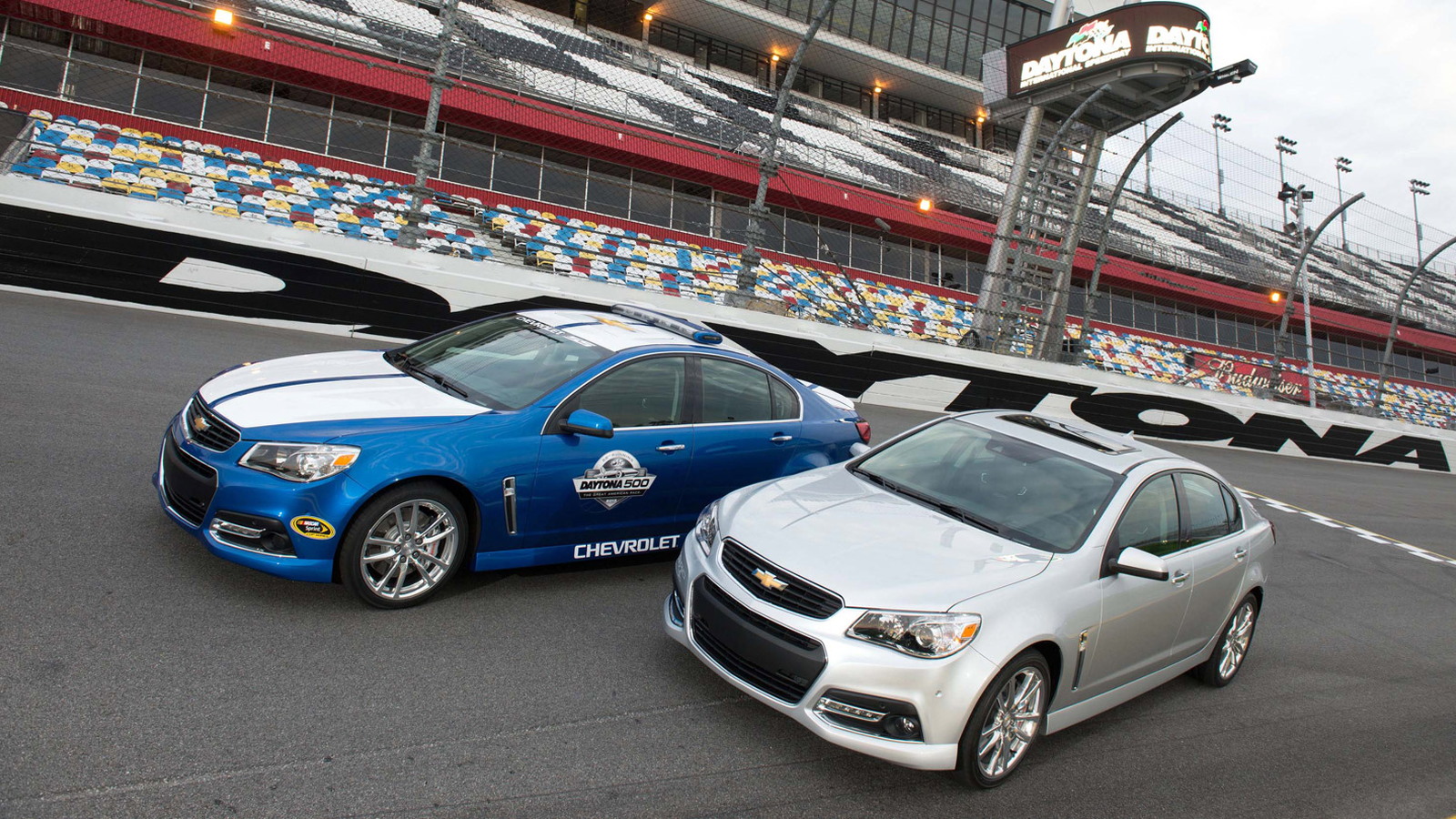 2014 Chevrolet SS at its debut at the Daytona International Speedway