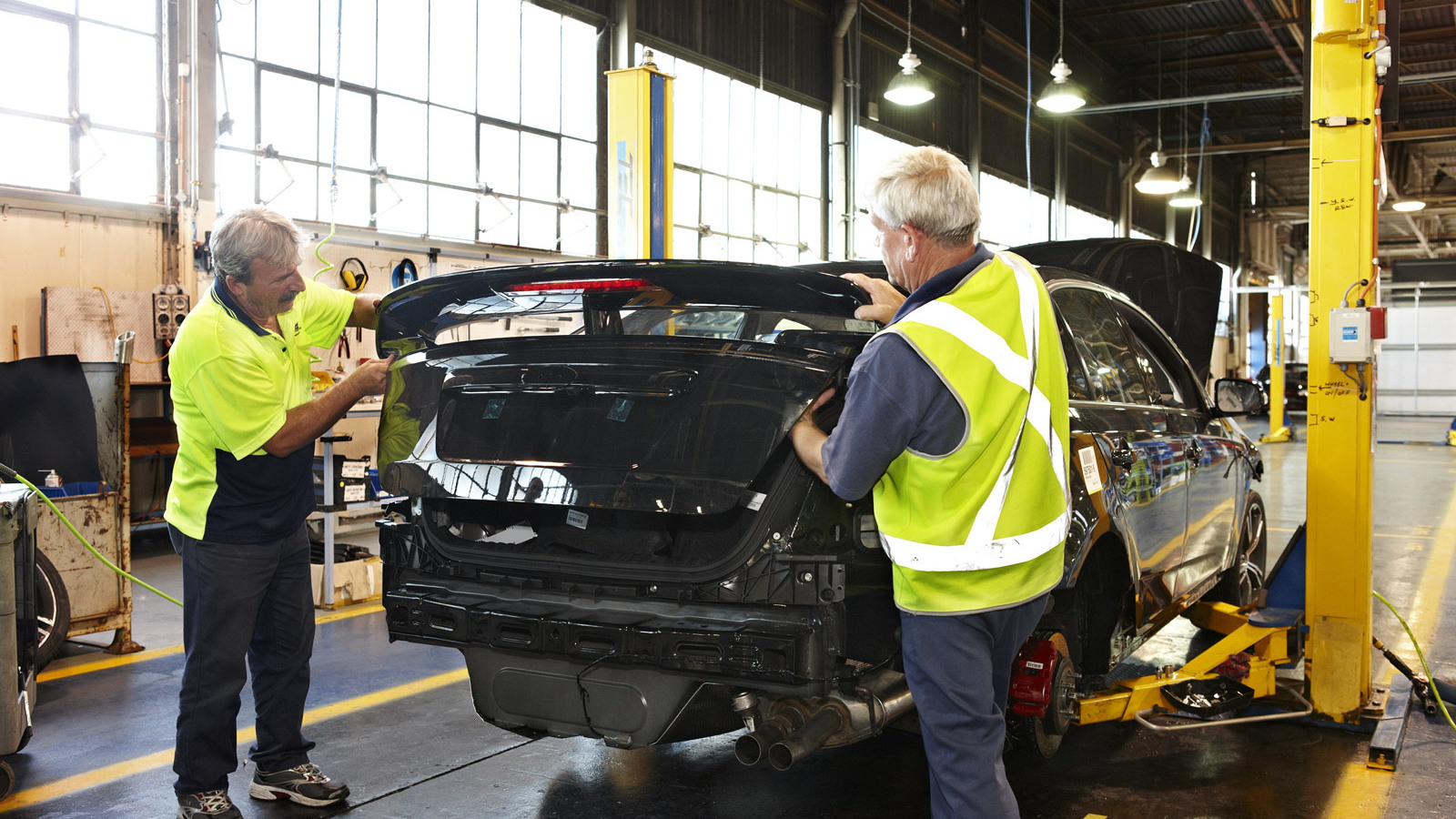 Ford starts production of FPV Falcon sedans at its own plant