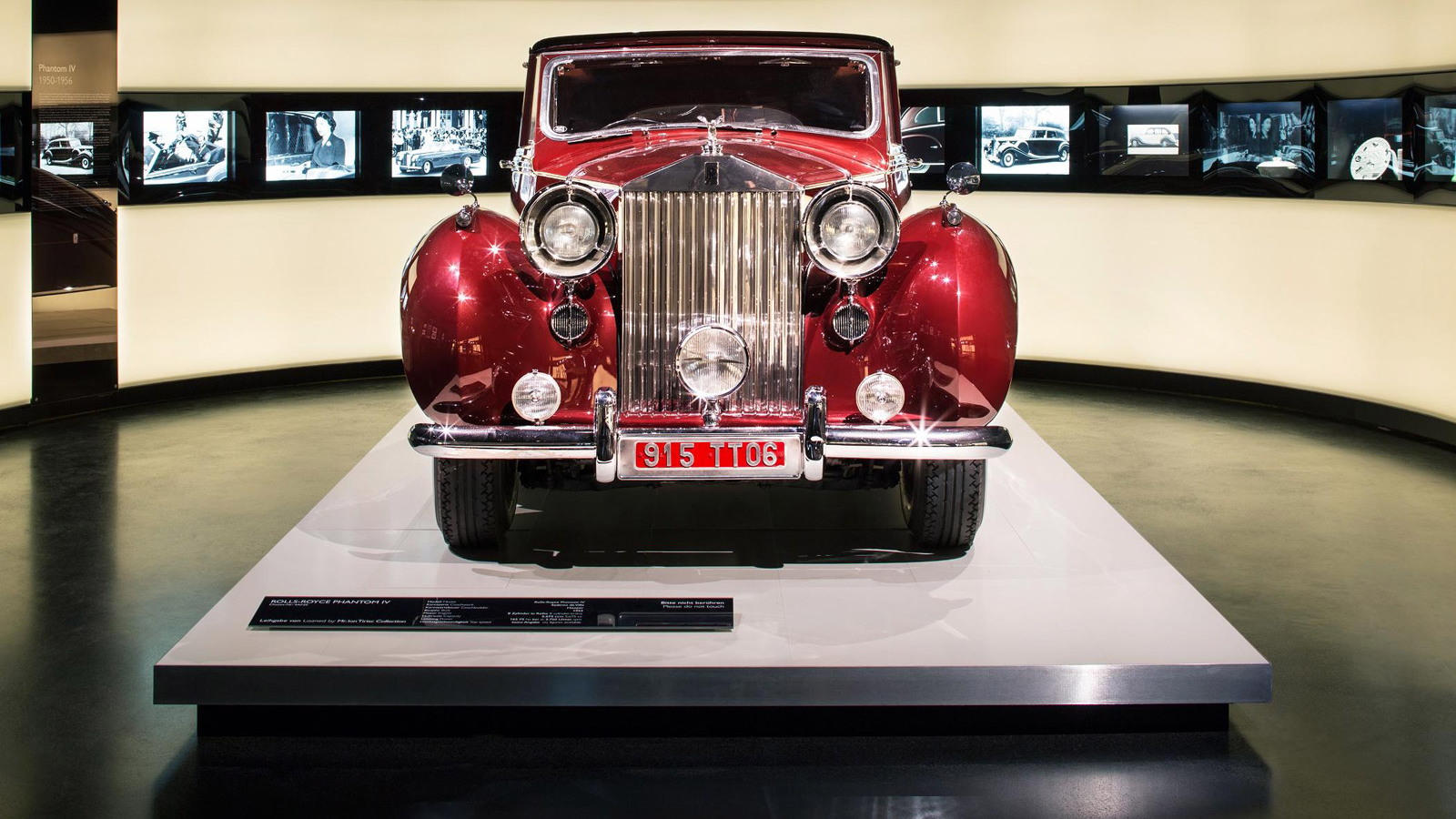 Rolls-Royce exhibition at the BMW Museum in Munich, Germany