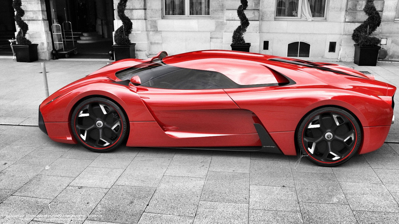 Ugur Sahin Design Project F based on the Ferrari 458 Italia