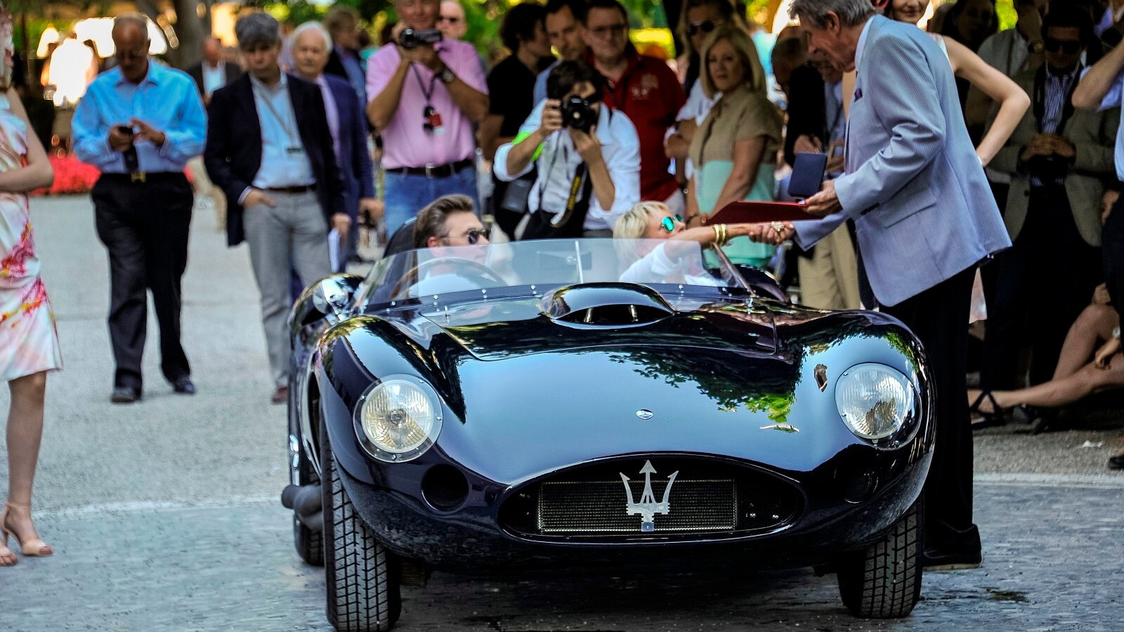 1956 Maserati 450S at the Concorso d’Eleganza Villa d'Este 2014
