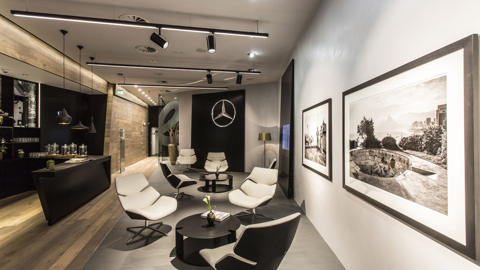 Mercedes me brand store in Hamburg, Germany