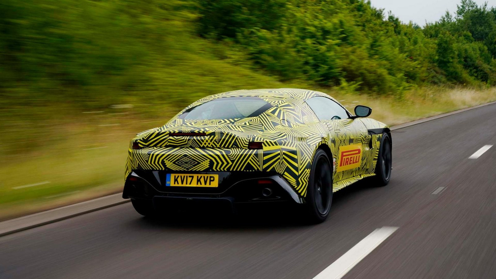 Teaser for 2018 Aston Martin Vantage