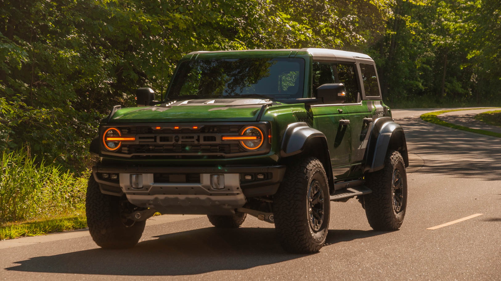 Jay Leno checks out off-road legend Rod Hall's Ford Bronco