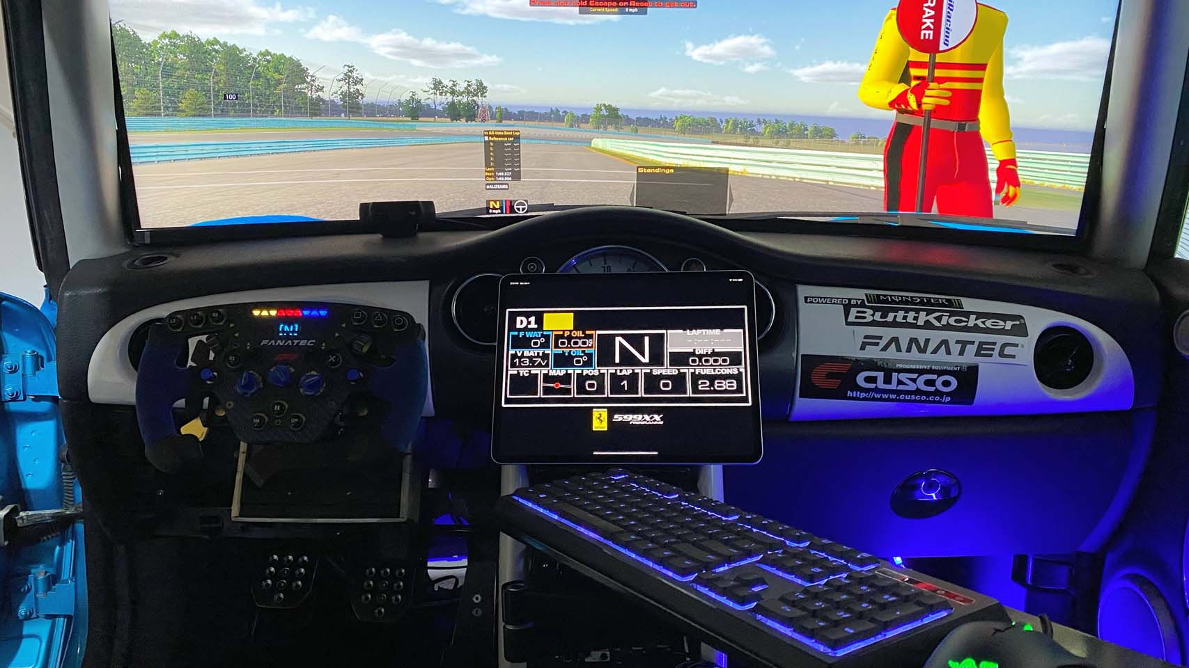 Brent Cheney's 2005 Mini Cooper S racing simulator build