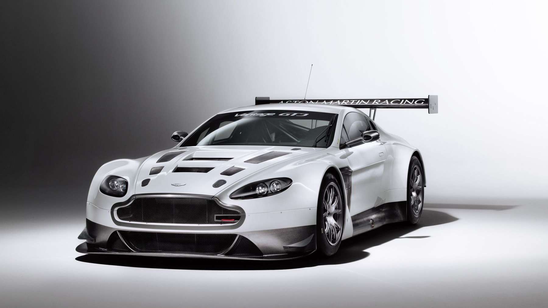 Front view of the new Aston Martin V12 Vantage GT3 racer - Aston Martin image