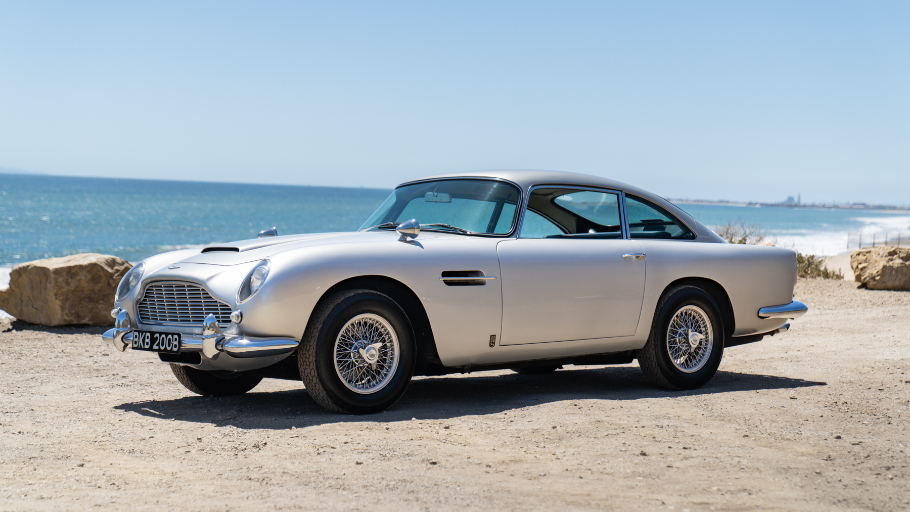 Neil Peart's 1964 Aston Martin DB5, image courtesy of Gooding & Company. Photo by Mike Maez.