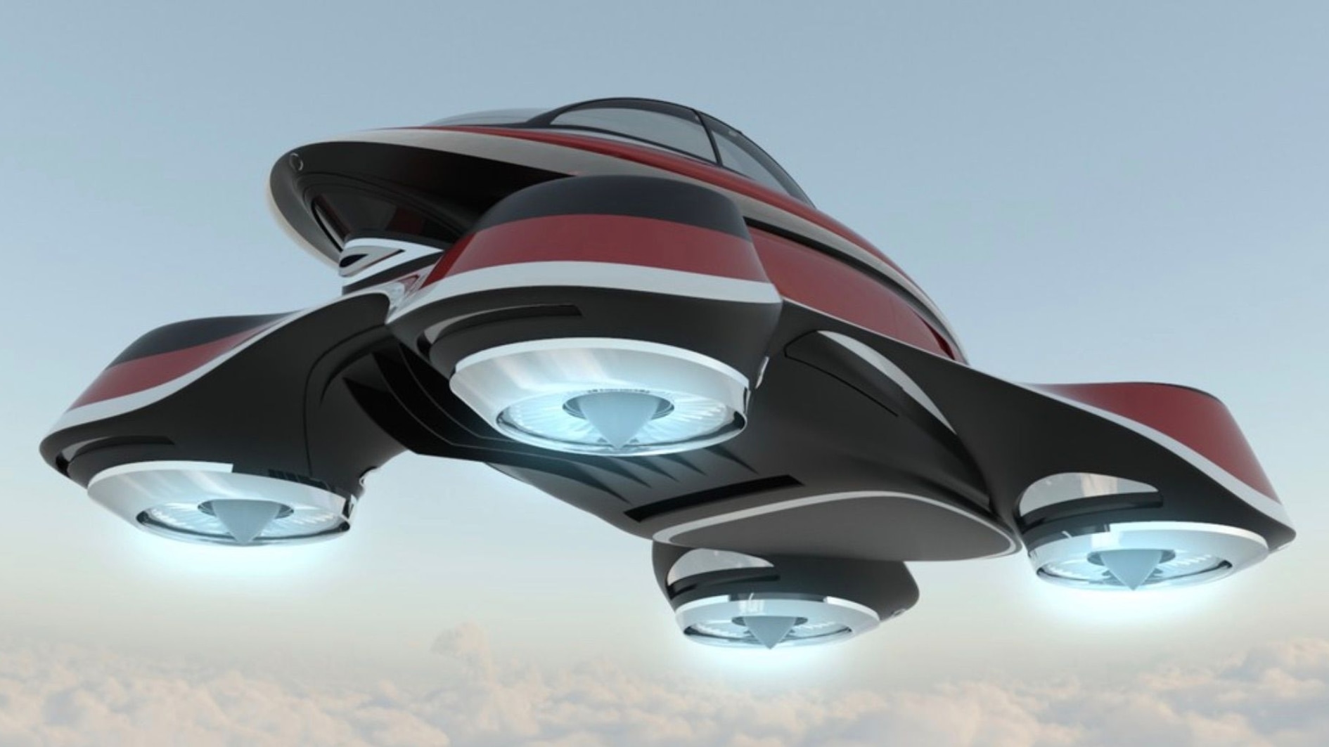 Lazzarini Design flying hover car concept
