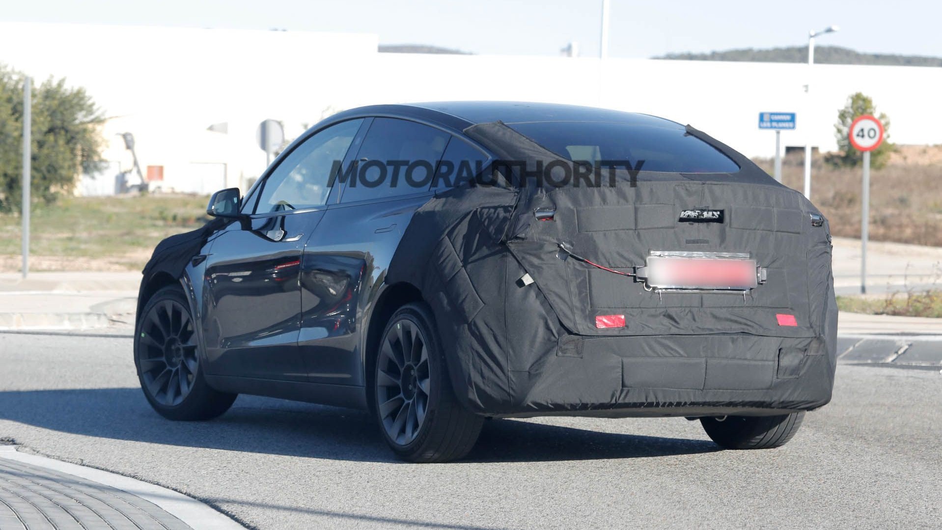 2025 Tesla Model Y Juniper spy shots &ndash; Photo via Baldauf