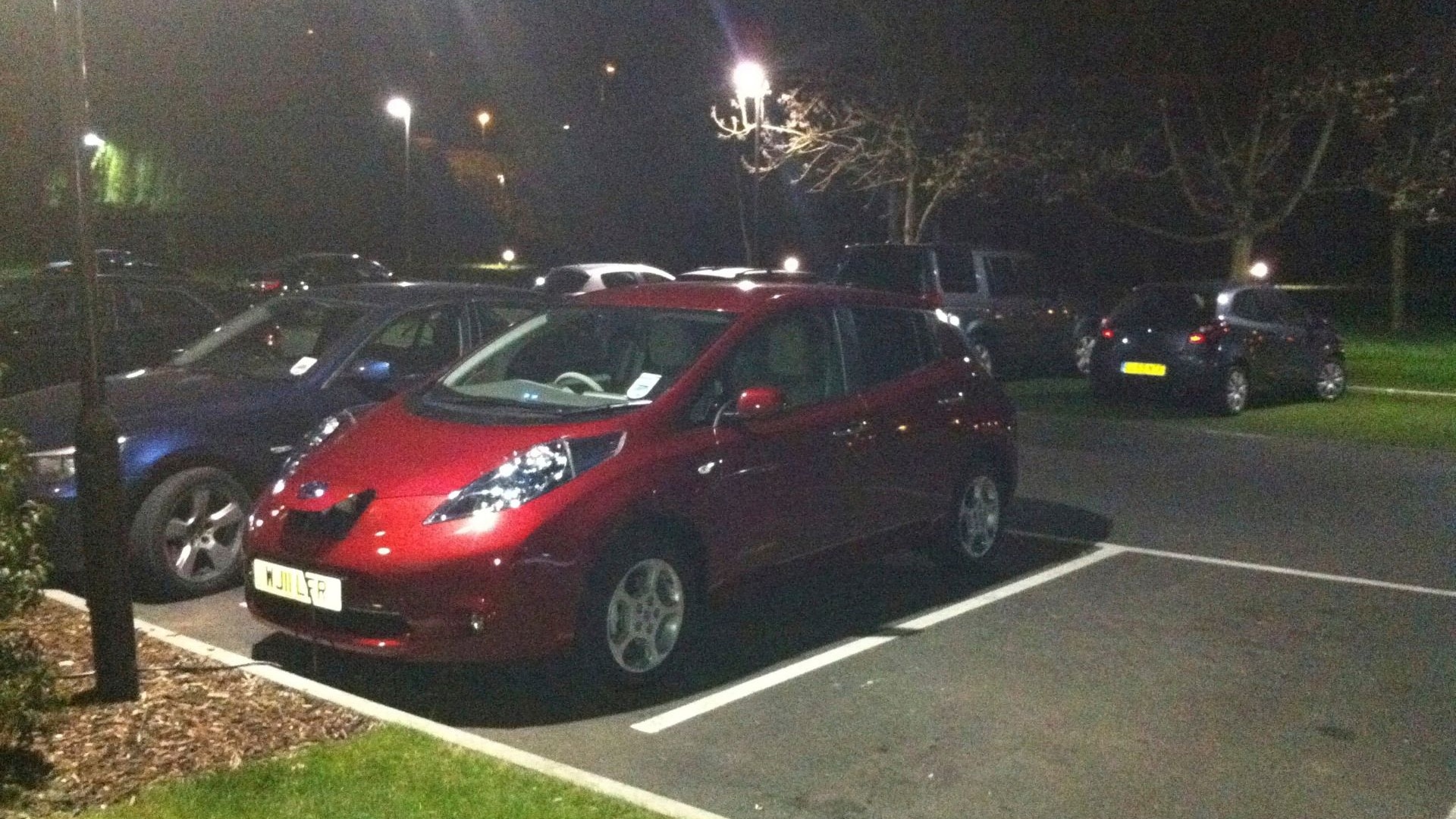 Long-Distance Electric Car Trips by Night