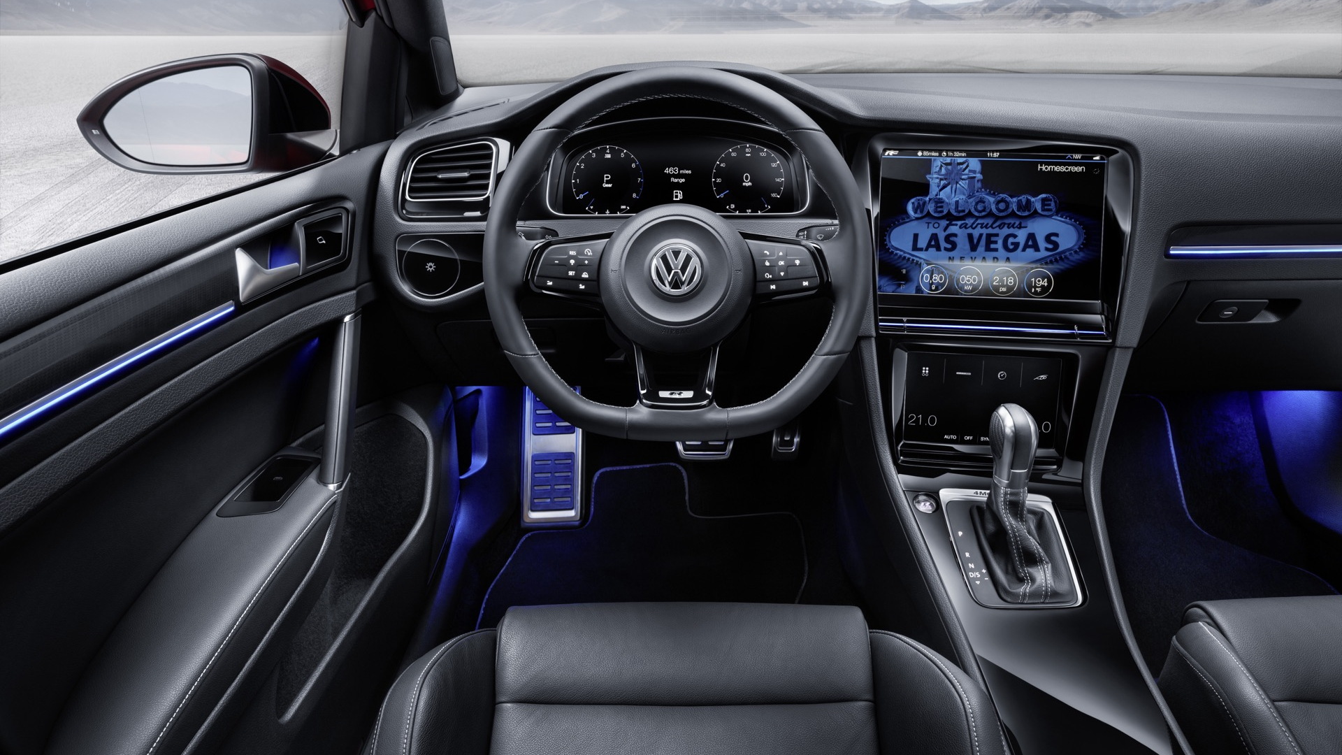Volkswagen Golf R Touch concept, 2015 Consumer Electronics Show