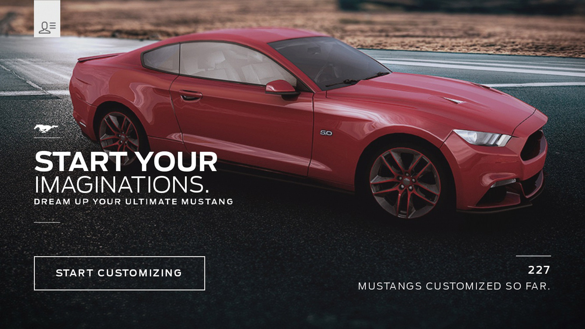 Ford Mustang Customizer app