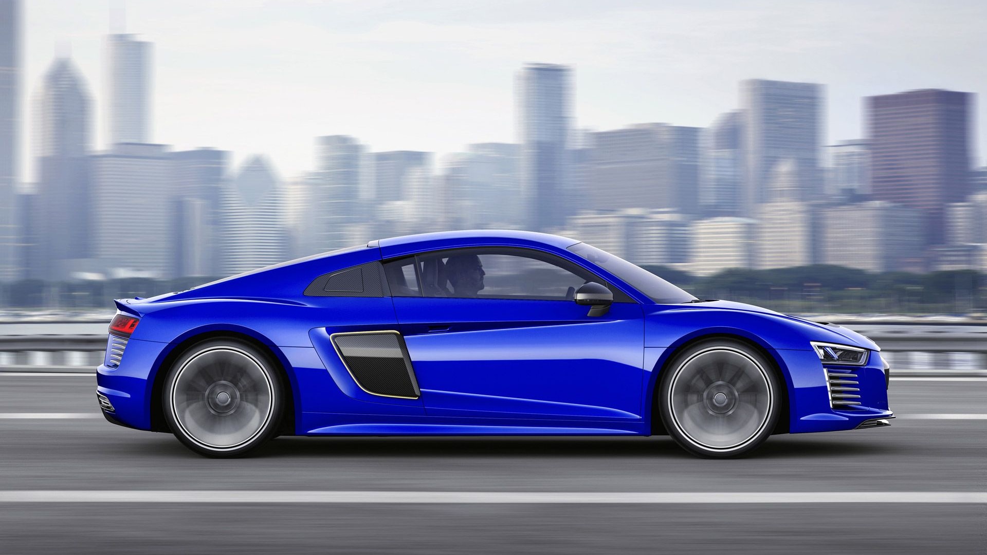 Audi R8 e-tron Piloted Driving concept, 2015 Consumer Electronics Show Asia