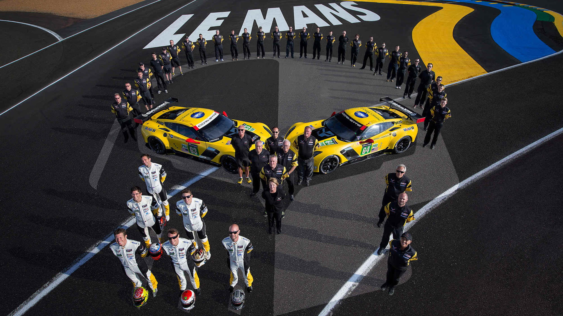 2015 Chevrolet Corvette C7.R race car at the 24 Hours of Le Mans