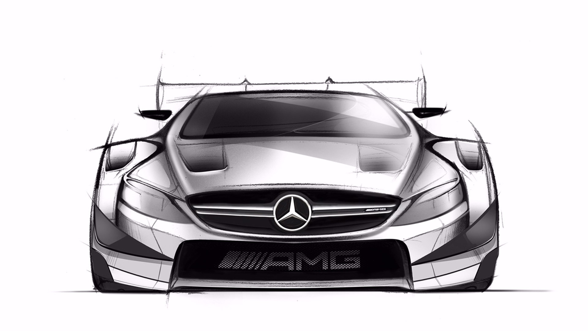 Teaser for 2016 Mercedes-AMG C63 DTM race car