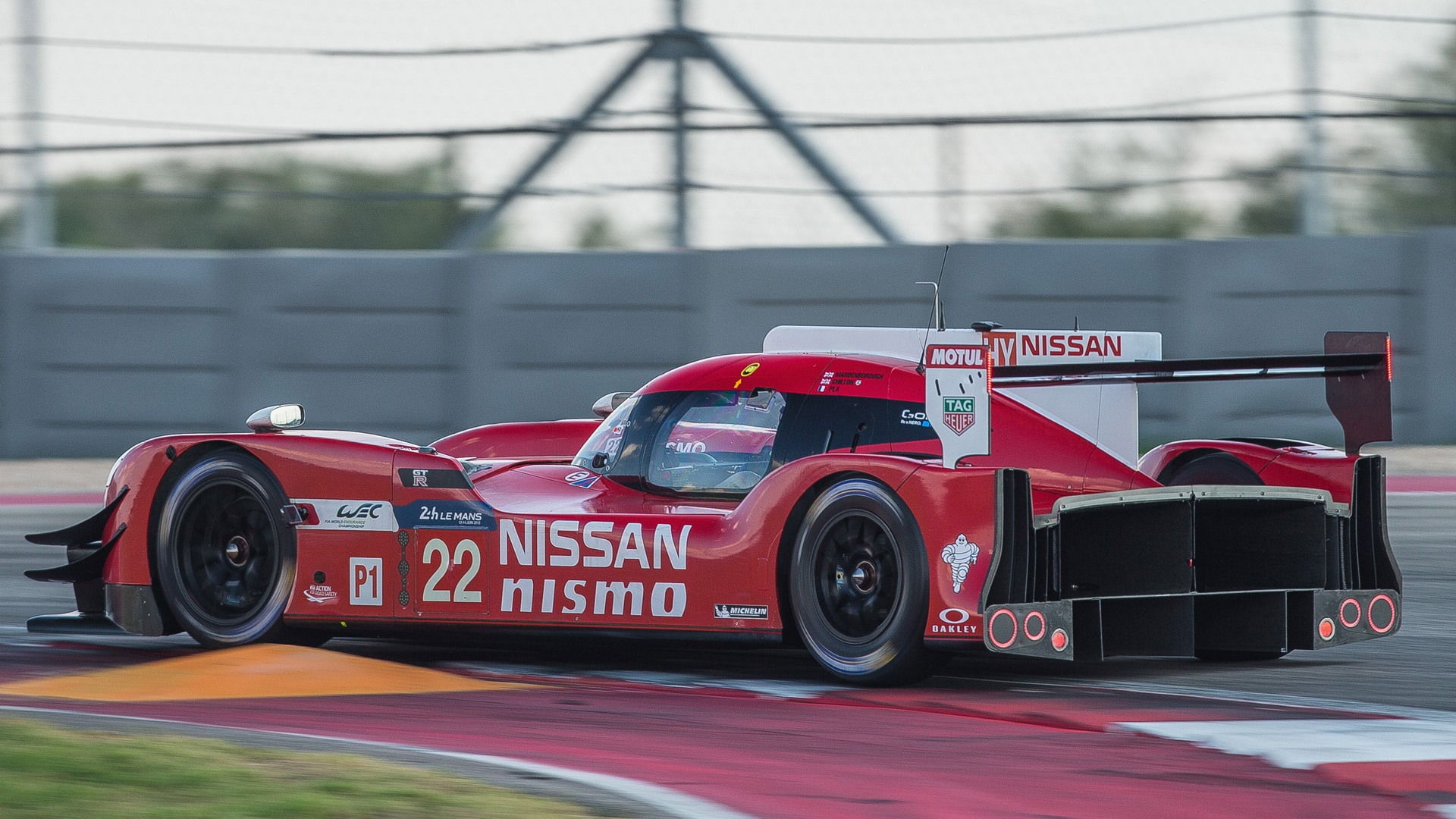 Upgraded 2015 Nissan GT-R LM NISMO LMP1 race car