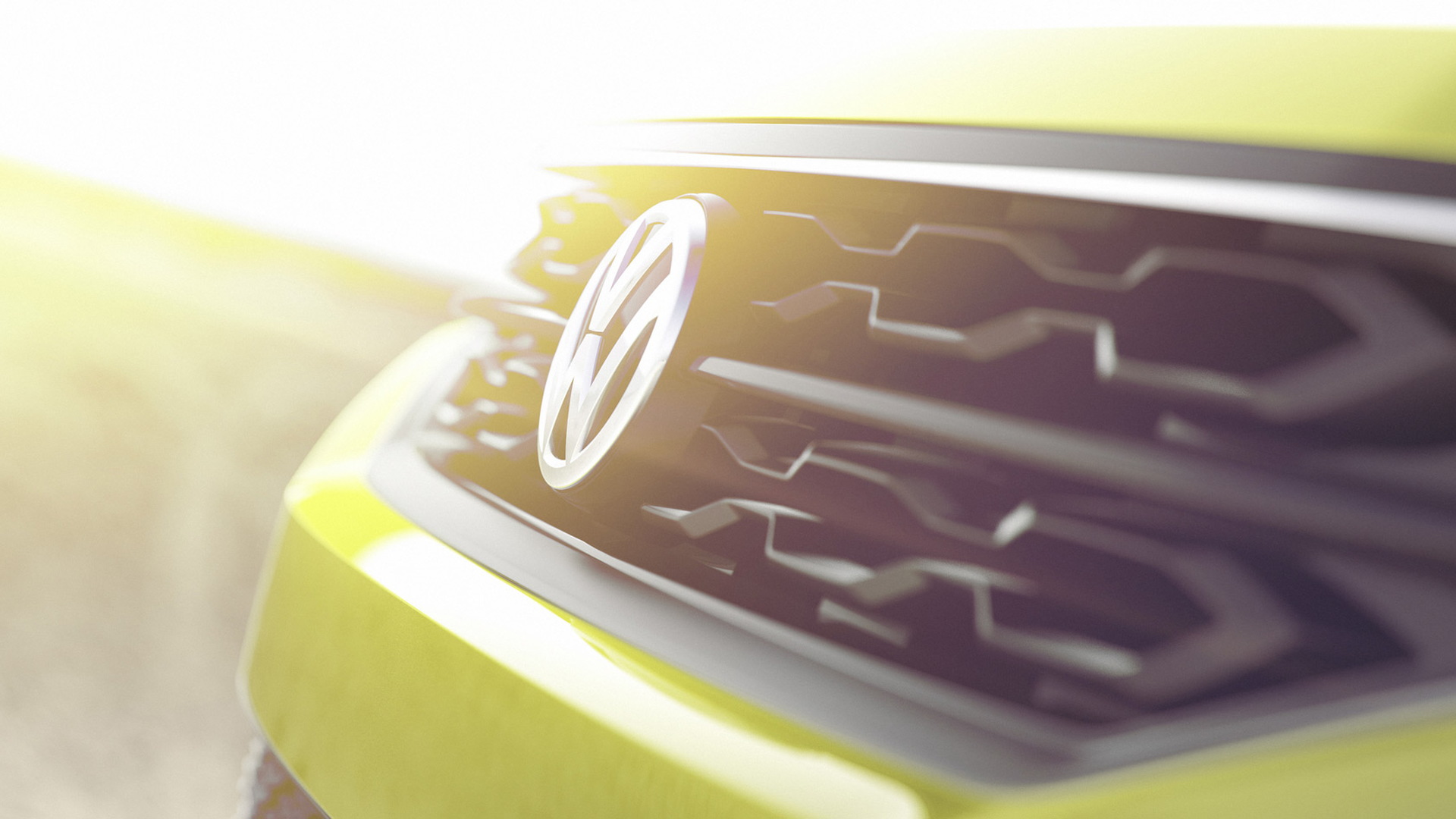 Teaser for Volkswagen crossover concept debuting at 2016 Geneva Motor Show