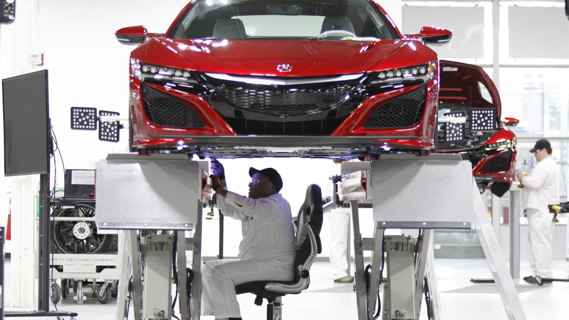 2017 Acura NSX production at the Performance Manufacturing Center in Marysville, Ohio