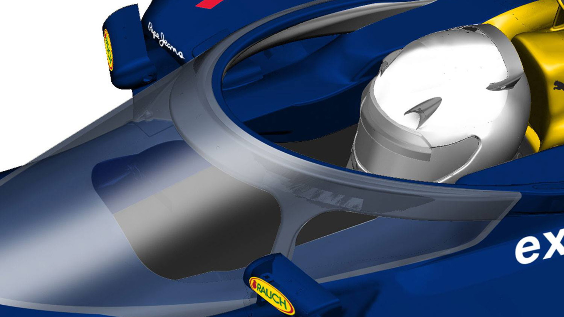Red Bull Racing presents Formula One cockpit protection system