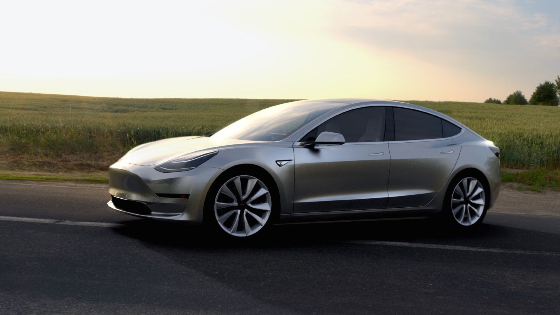 Tesla Model 3 design prototype  -  March 2016