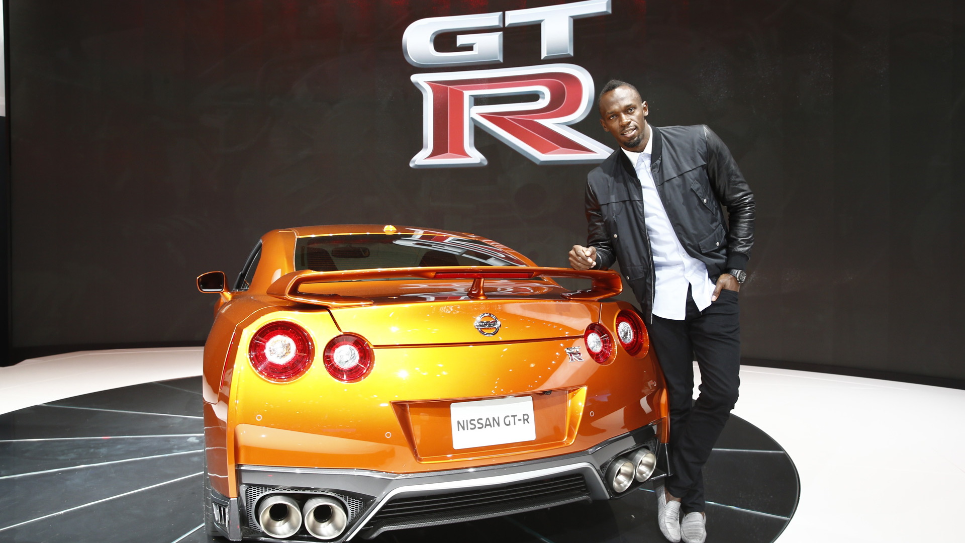 Usain Bolt and the 2017 Nissan GT-R