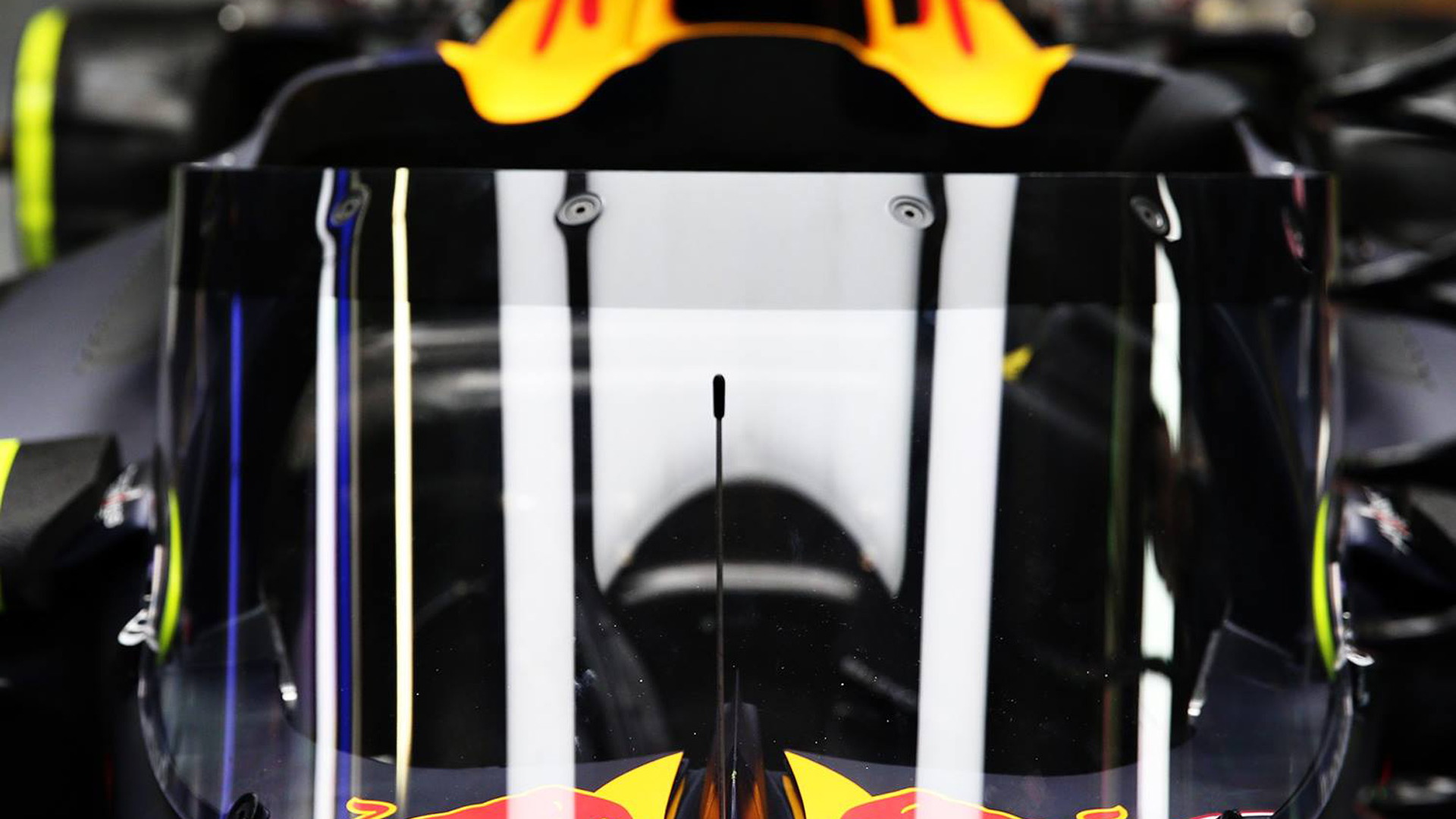 Red Bull Racing Aeroscreen cockpit protection